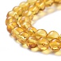 Natural Amber Beads Strands, Round