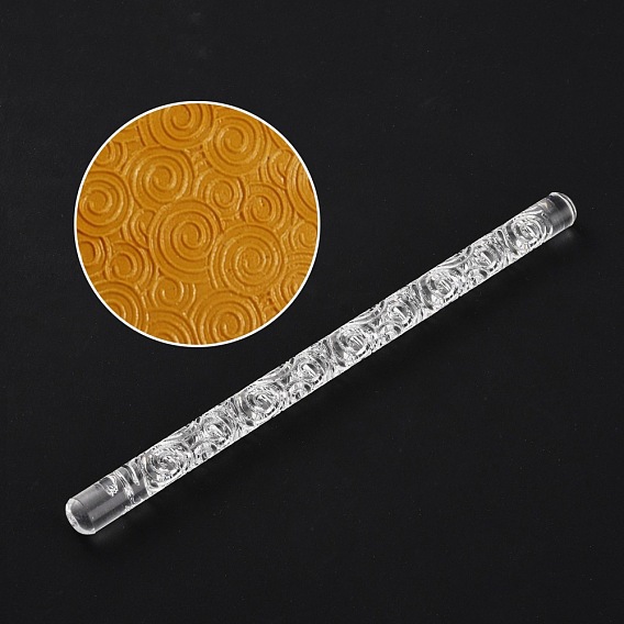 Rouleaux à motifs en argile acrylique, pour la cuisson de biscuits gaufrés, ustensile de cuisine, outil d'argile