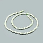 Brins de perles de turquoise australienne naturelle (jaspe), ronde