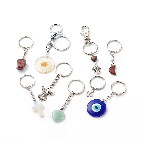 Porte-clés pendentif à la mode, varier dans les matériaux et les couleurs
