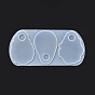 Moules en silicone pendentif polygone diy, moules de résine, pour la fabrication de bijoux en résine uv & résine époxy