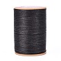 Hilo de hilo encerado plano, cordón de micro macramé, para coser cuero