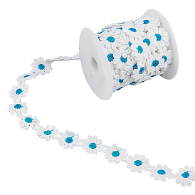 Nbeads margaritas cintas de poliéster, accesorios de la ropa, con carretes de plástico vacíos