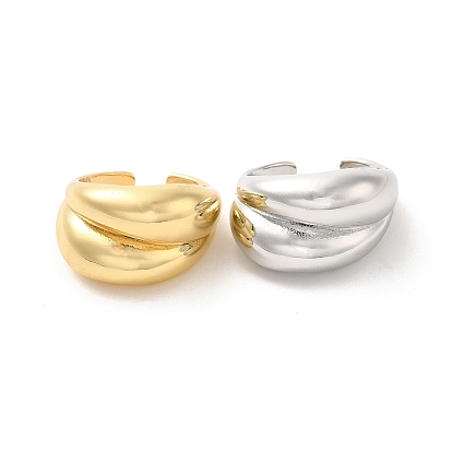 Brass Open Cuff Rings