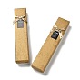Boîtes de collier en carton, avec une éponge à l'intérieur, rectangle avec bowknot