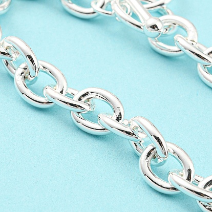 Ion Plating(IP) 304 Stainless Steel Cable Chain Bracelets