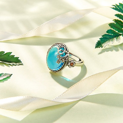 Шегрейс 925 кольца из стерлингового серебра из Таиланда, с ааа класс фианитами, полукруглый с цветком