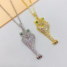 Шикарное леопардовое ожерелье для женщин - модно, уникальный и роскошный дизайн