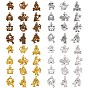 48 pendentif à breloque constellation pcs douze pendentifs de signe du zodiaque breloque en alliage pour bijoux collier bracelet boucle d'oreille faisant de l'artisanat