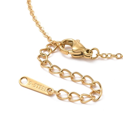 Ожерелье с кулоном в виде узла из прозрачного кубического циркония, ионное покрытие (ip) 304 ювелирные изделия из нержавеющей стали для женщин