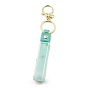 Cloud PVC Rope Keychains, with Zinc Alloy Finding, for Bag Quicksand Bottle Pendant Decoration