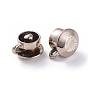 Lead Free & Nickel Free Alloy Coffee Cup Charms, Long-Lasting Plated, 11x15x12mm, Hole: 3mm
