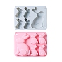 DIY Food Grade Silicone Molds, Resin Casting Molds, For UV Resin, Epoxy Resin Jewelry Making, Rabbit