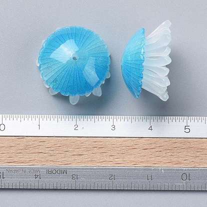 Perles acryliques transparentes, méduses