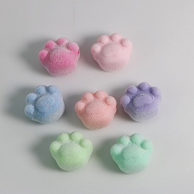 Perles de flocage, impression de patte de chat