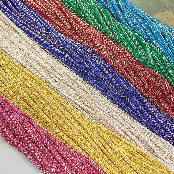 Braided Polyester Cord, with Polyester Elastic Cord