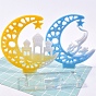Olycraft DIY Crescent Castle Silicone Molds Kits, for UV Resin, Epoxy Resin, Desktop Decorations Making, with Latex Finger Cots, Plastic Measuring Cup & Pipettes