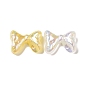 Perles acryliques opaques, de couleur plaquée ab , bowknot
