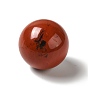 Perles naturelles jaspe rouge, pas de trous / non percés, ronde