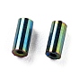 Glass Bugle Beads, Metallic Colours
