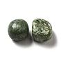 Perles de jaspe tache verte naturelle, pierre tombée, gemmes de remplissage de vase, pas de trous / non percés, nuggets