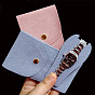Sac de rangement pour montre en velours rectangle, boîte à montre portable couleur morandi, sac à bijoux en velours, paquet unique