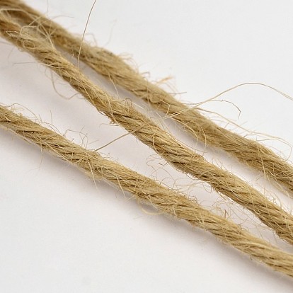 6 -Cordón de yute, cuerda de yute, hilo de yute, para la fabricación de la joyería