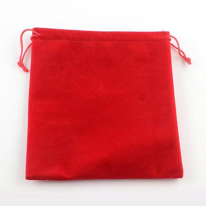 Velvet Jewelry Bag, Rectangle, 17x15cm