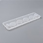 Shot Glass Serving Tray Silicone Molds, Round Coaster Resin Casting Molds, For DIY UV Resin, Epoxy Resin Craft Making