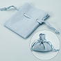Pochettes d'emballage en tissu microfibre nbeads, pour bijoux, sacs à cordonnet