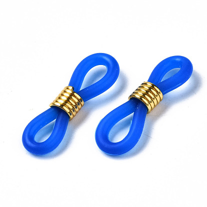 Silicone EyeGlass Holders, with Iron Findings