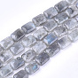 Chapelets de perles labradorite naturelle , rectangle