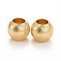 Eco-Friendly Brass Cat Eye Beads, Large Hole Beads, Long-Lasting Plated, Lead Free & Cadmium Free