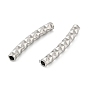 304 inoxydable perles de tubes d'acier, coupe de diamant, tube incurvé