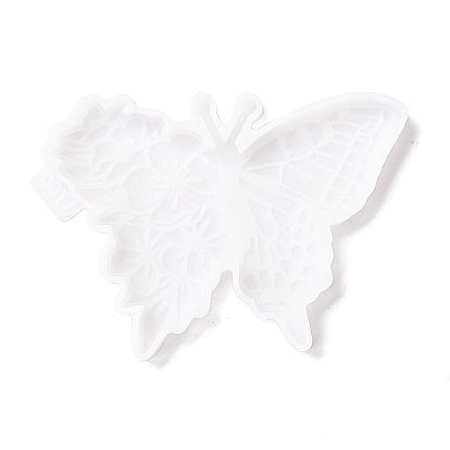Бабочка с цветочным ковриком силиконовые формы, формы для подставок из смолы, для изготовления изделий из уф-смолы и эпоксидной смолы