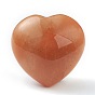 Натуральный авантюрин сердце любовь камень, карманный пальмовый камень для балансировки рейки