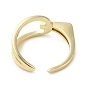 Латунные открытые кольца манжеты, женское кольцо с пряжкой-переключателем