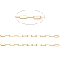 Ion Plating(IP) 304 Stainless Steel Paperclip Chains, Drawn Elongated Cable Chain, Unwelded