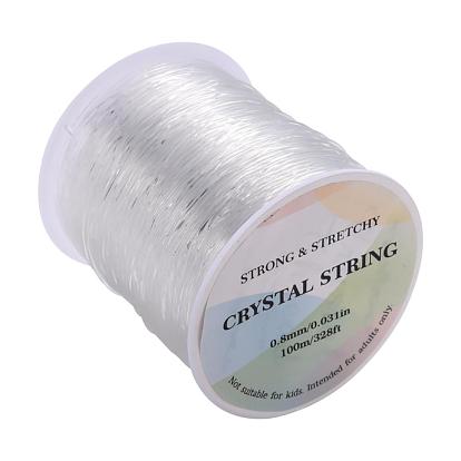 Cuerda de cristal elástico, hilo de cuentas elástico, para hacer la pulsera elástica