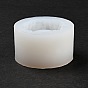 DIY Crystal Cluster Candlestick Silicone Molds, for Plaster, Cement Craft Making