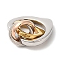 Placage ionique (ip) 304 pendentifs en acier inoxydable, avec anneau de saut, charme coeur