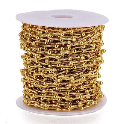 Alloy Link  Chains, Long-Lasting Plated, Unwelded, Cadmium Free & Lead Free, with Spool