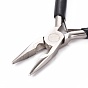 Carbon Steel Jewelry Pliers, Wire Cutters, Needle Nose Pliers, Ferronickel, with Plastic Handle