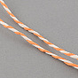 Couleur mélangée papier froissé cordon, pour le papier craft, 2mm, environ 7.65 yards (7m)/rouleau, 24 rouleaux / sac