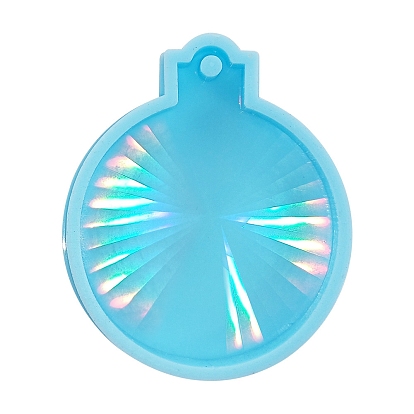 DIY Christmas Bell Pendant Silicone Molds, Resin Casting Molds, for UV Resin, Epoxy Resin Jewelry Making