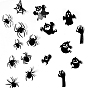 Хэллоуин тема ПВХ окна статические наклейки, летучая мышь/паук/призрак, для украшения дома окна или лестницы
