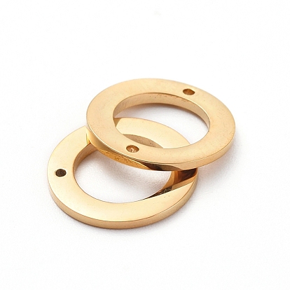 304 conectores de eslabones de acero inoxidable para la fabricación de joyas, pulido manual, anillo