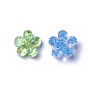 Resin Cabochons, with Paillette, Flower