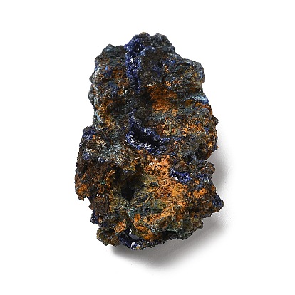 Rough Nuggets Natural Azurite Cluster, Mineral Specimen Home Decoration