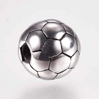 304 billes d'acier inoxydable, ballon de football / soccer